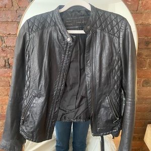 Zara Leather Jacket (Real Leather)